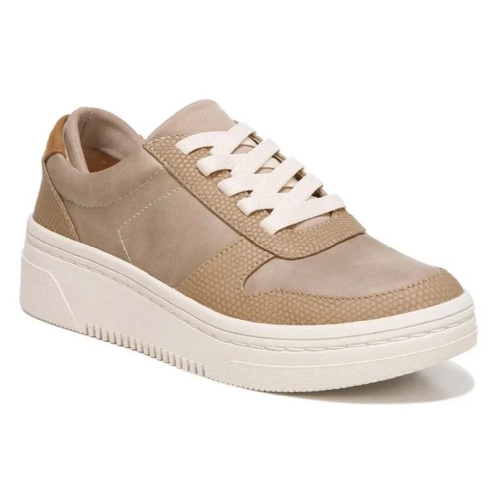 Dr. Scholl's Toasted Taupe Snake-Print Essential Sneaker